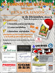 IV Torneo de Guiñote Peña La Unión Navidad 2016