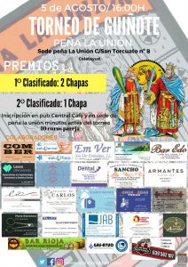 Torneo Guiñote Agosto 2017